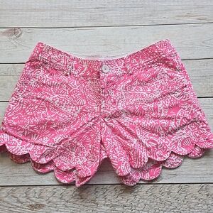Lilly Pulitzer | Buttercup Pink & White Shorts